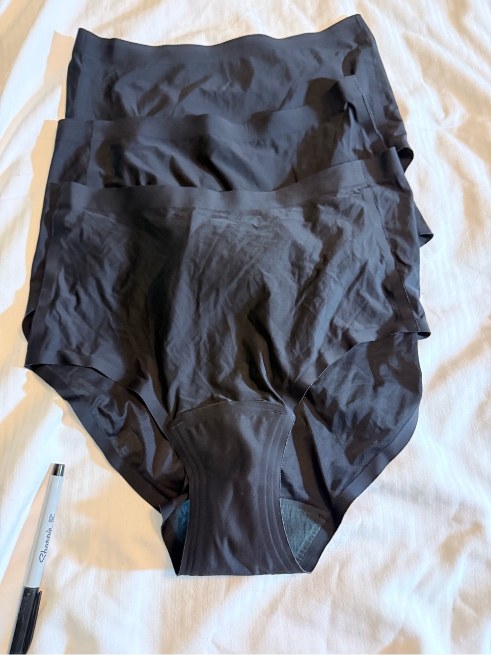 KNIX Black Seamless High-Waist Briefs